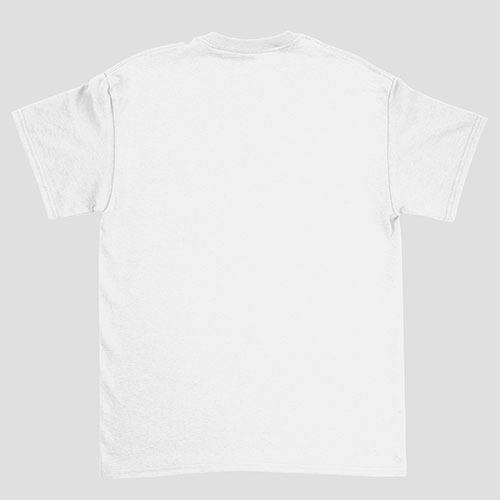 T-Shirt Sublimation Manches Courtes Dos Personnalisé