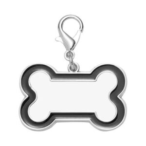 Dog Tag Personnalisé noir