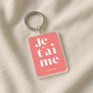 Porte-clés “Je t’aime Maman” – Cadeau tendre et pratique