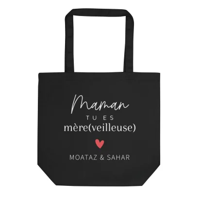 Tote Bag “Mèr(e)veilleuse” – Cadeau personnalisé pour maman