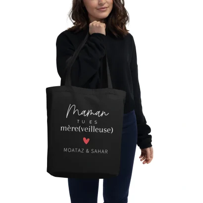 Tote Bag “Mèr(e)veilleuse” – Cadeau personnalisé pour maman