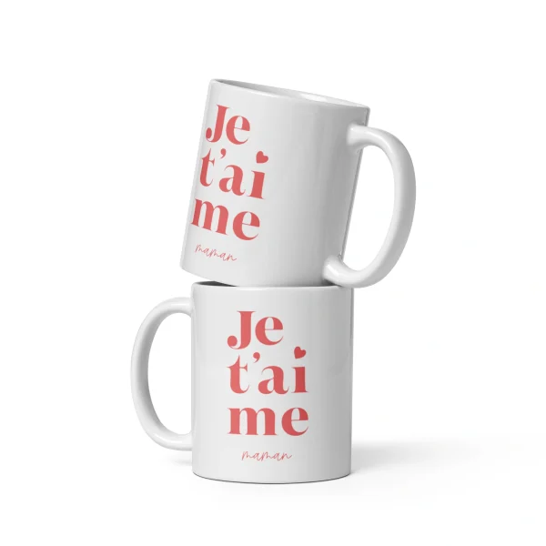 Mug “Je t’aime maman” – Cadeau tendre pour la Fête des Mères