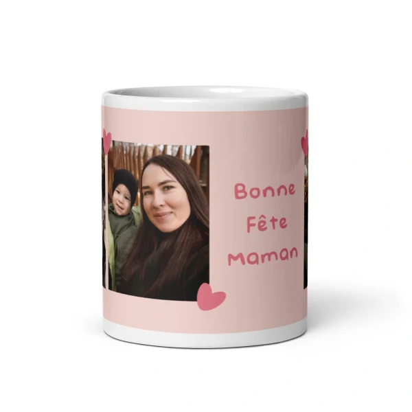 Mug “Spécial Maman” – 3 Photos personnalisées pour la Fête des Mères