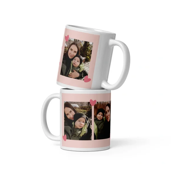 Mug “Spécial Maman” – 3 Photos personnalisées pour la Fête des Mères