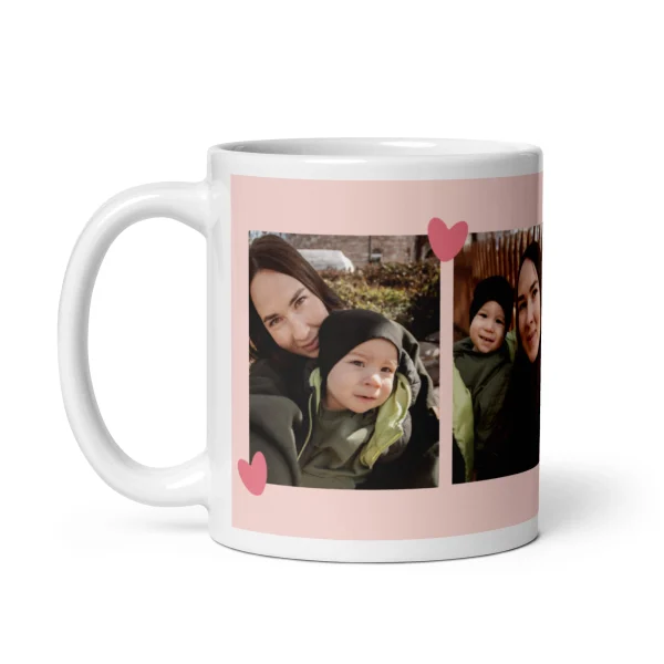 Mug “Spécial Maman” – 3 Photos personnalisées pour la Fête des Mères