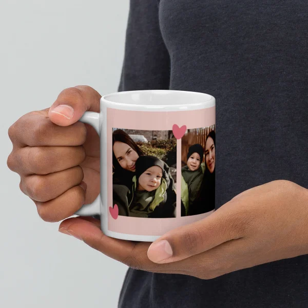 Mug “Spécial Maman” – 3 Photos personnalisées pour la Fête des Mères