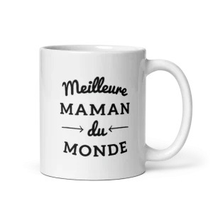 Mug “Meilleure Maman du Monde” – Édition Fête des Mères