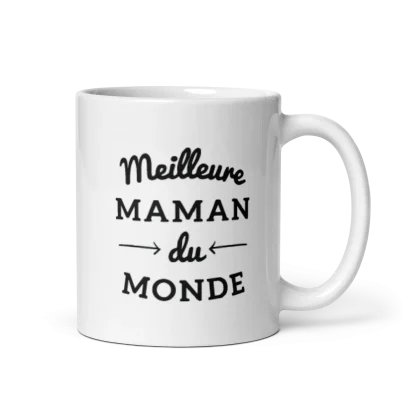 Mug “Meilleure Maman du Monde” – Édition Fête des Mères