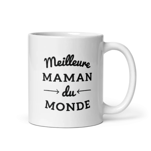 Mug “Meilleure Maman du Monde” – Édition Fête des Mères