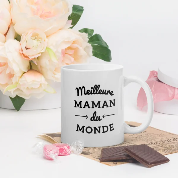 Mug “Meilleure Maman du Monde” – Édition Fête des Mères