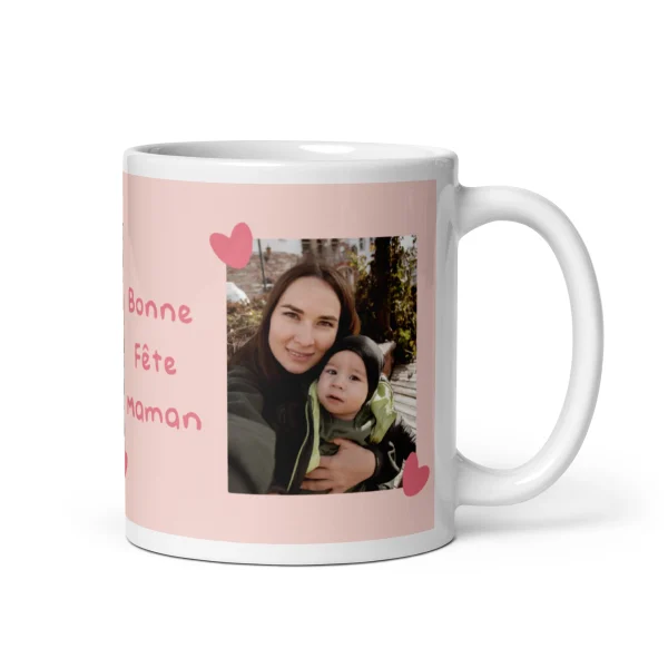 Mug “Spécial Maman” – 3 Photos personnalisées pour la Fête des Mères