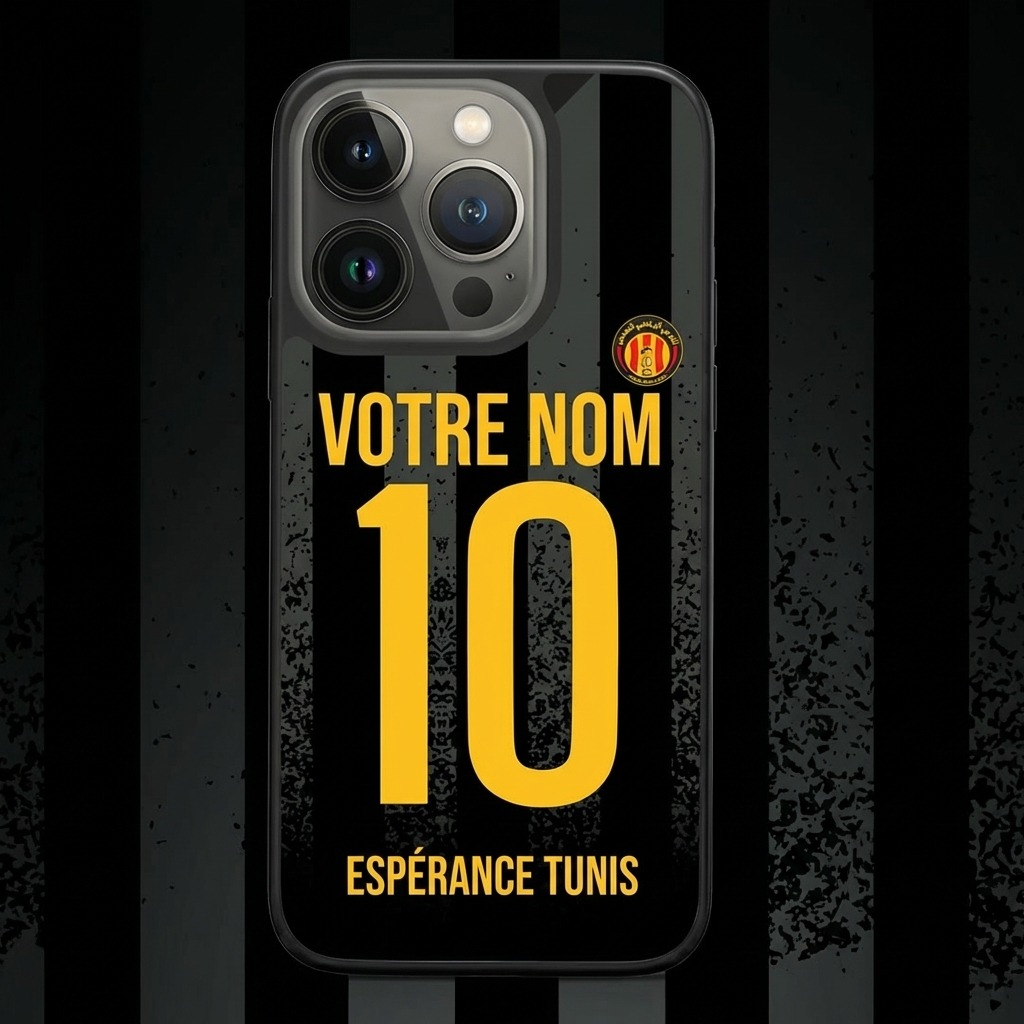Coque de foot Esperance Tunis personnalisable